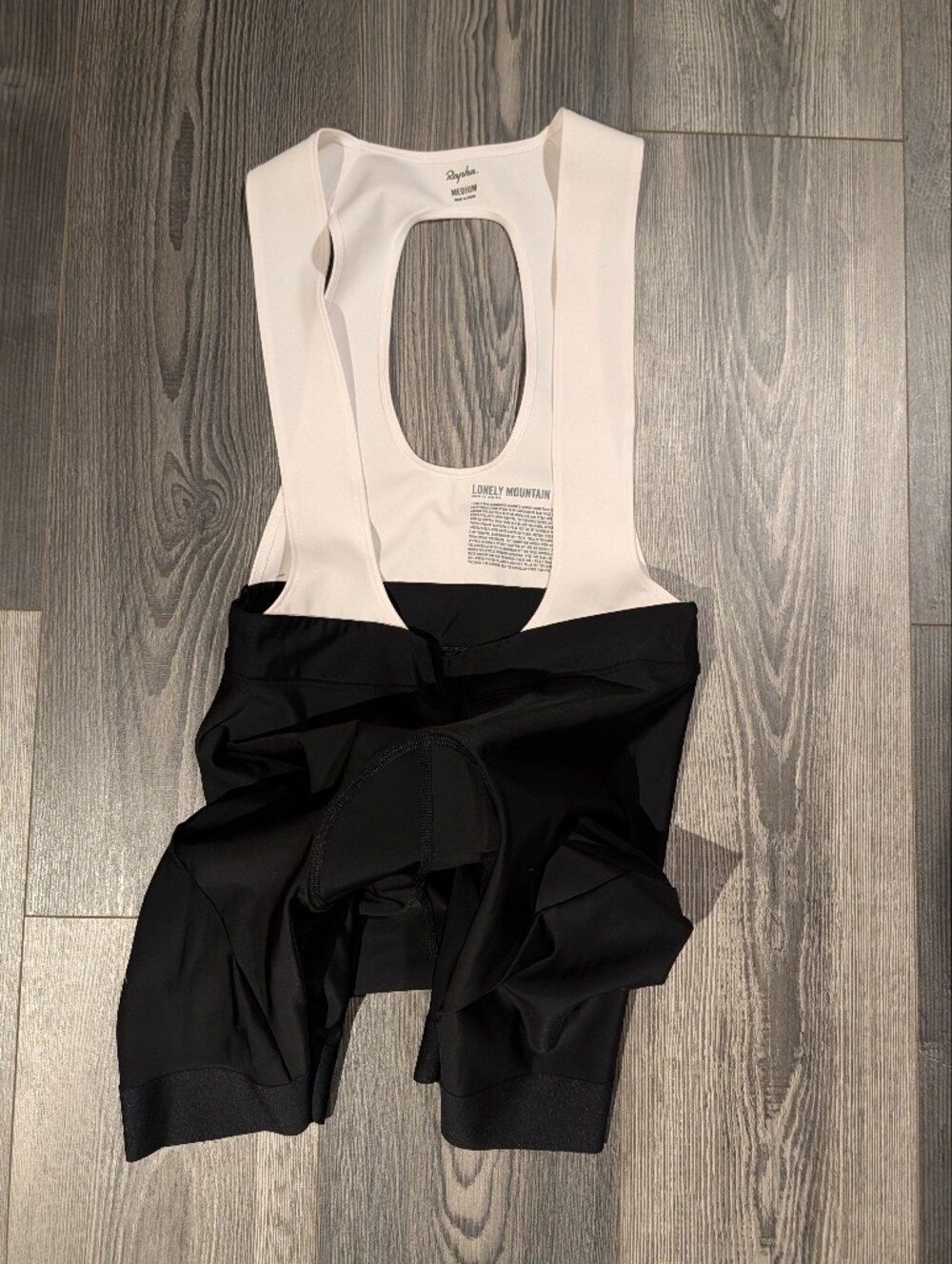 Rapha Women’s  Core Cycling Bib Shorts Medium Black White Race Road Bike